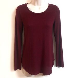 Old Navy soft plush scoop neck long sleeve top